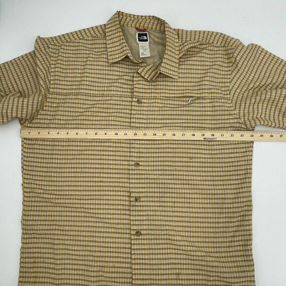 Vintage The North Face Shirt Mens Hiking Large Plaid Check Long Sleeve Button - Picture 7 of 9
